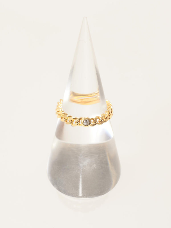 KIHEI K18 DIAMOND RING