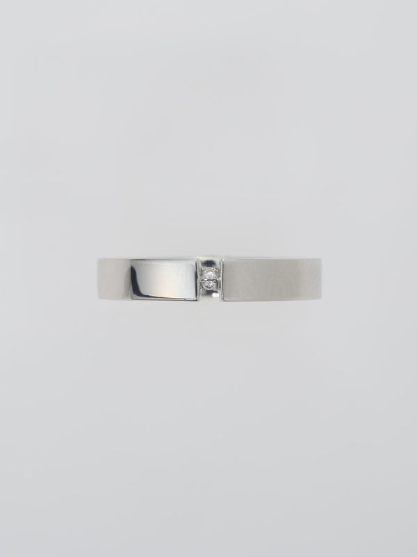 2PIECE BRIDGE DIAMOND RING HIRA PT900 × PT900
