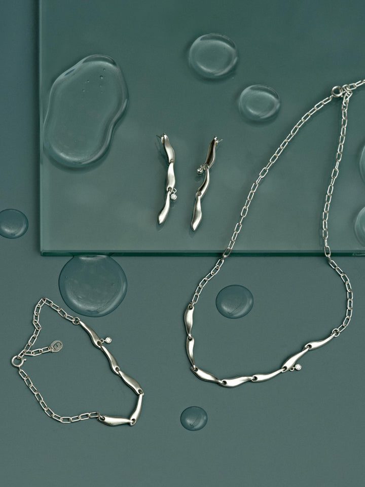 メルシャリ。ENEY：FLOWSV925CHAIN NECKLACEです。 フロウ SV925 チェーンネックレス | ENEY エネイ – ENEY公式オンライン