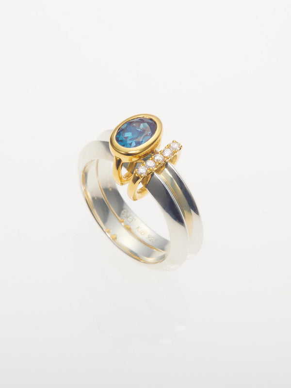 MEBUKI DOUBLE RING/Alexandrite