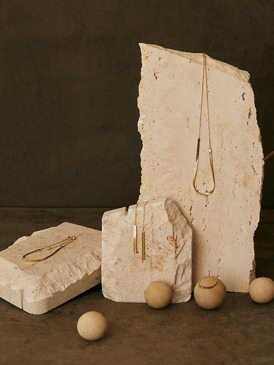 へリンボーン K18 チェーンブレスレット | ENEY エネイ – ENEY公式