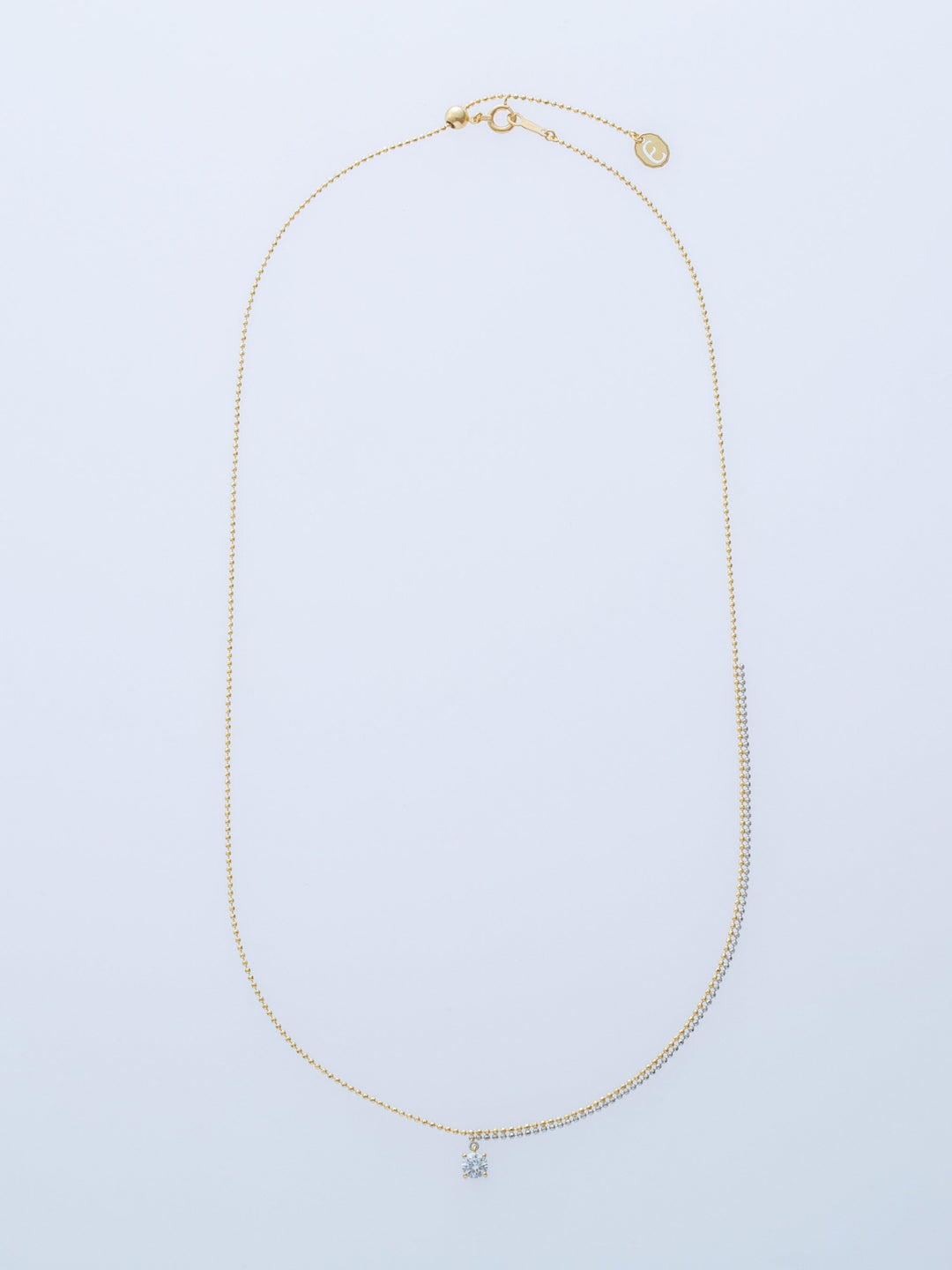 ピクセル 0.2カラット ラウンドチェーンネックレス | ENEY エネイ