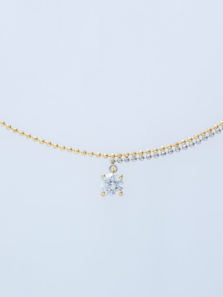 ピクセル 0.2カラット ラウンドチェーンネックレス | ENEY エネイ