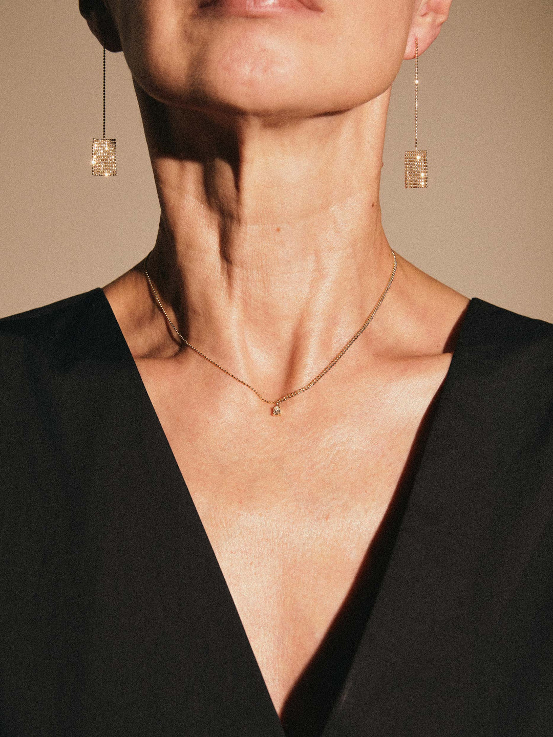 ピクセル 0.1カラット オーバルチェーンネックレス | ENEY エネイ