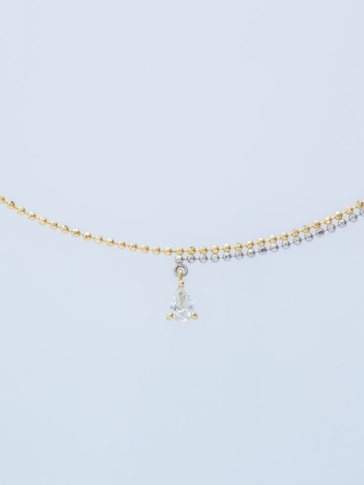 ピクセル 0.1カラット ペアーチェーンネックレス | ENEY エネイ – ENEY