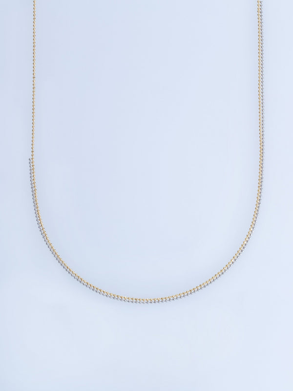 PIXEL DOUBLE CHAIN NECKLACE