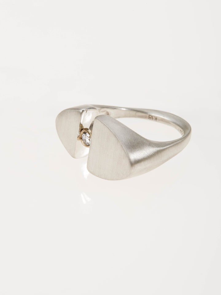 天使の指紋入りレムリアンダイヤモンド様アーティステック型回転